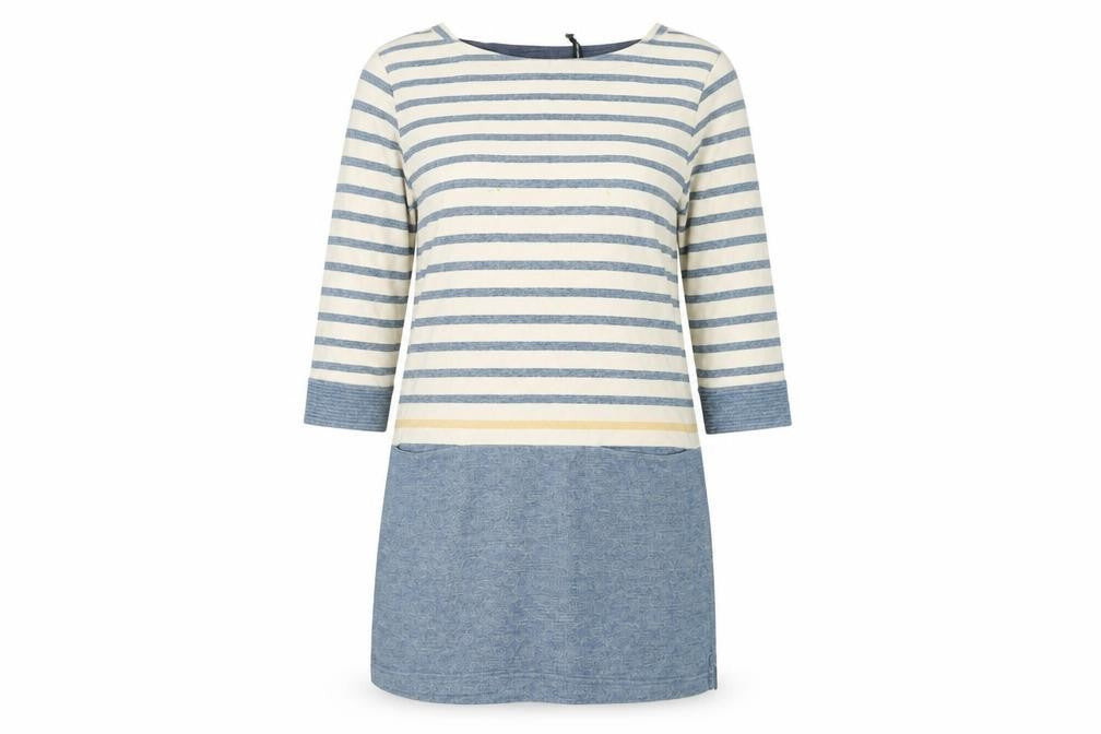 Seasalt Women's Multicoloured Size 10 Striped Shift Dress