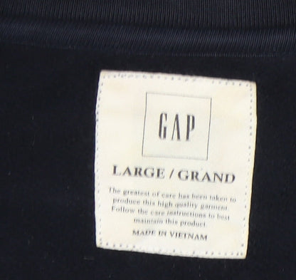 Gap Men's Black Full Zip Sweatshirt L