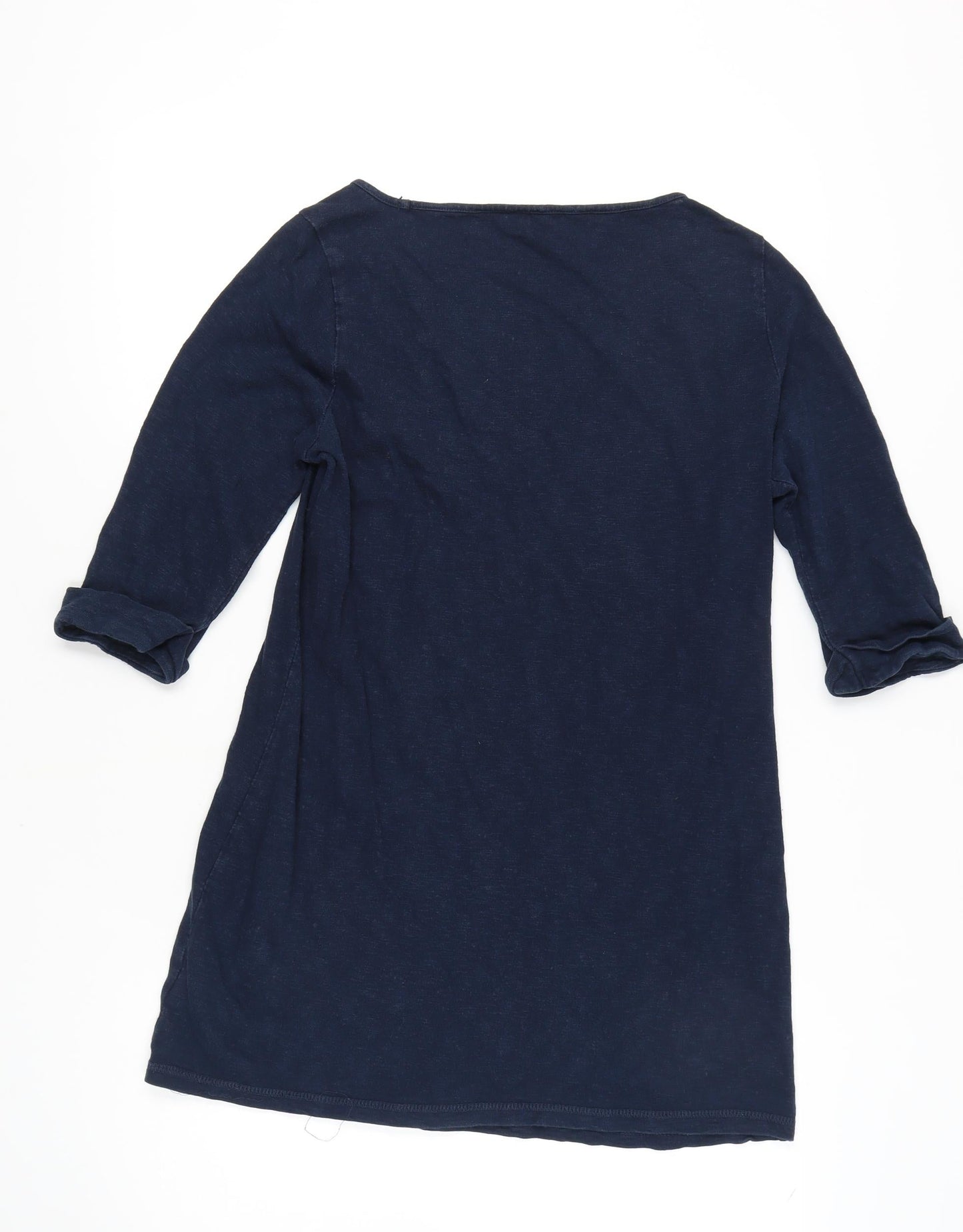 Marks and Spencer Women's Blue Shift Dress, Size 14