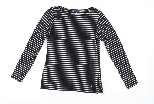 Tom Tailor Women's Black Striped Long Sleeve T-Shirt