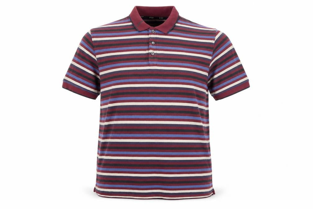Marks & Spencer Men's Striped Polo, Large, Cotton