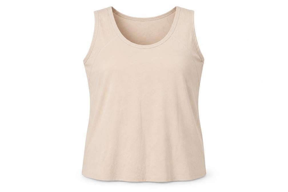 Next Women's Beige Tank Top UK 16 Sleeveless Casual