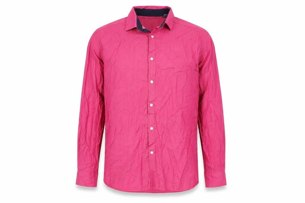 Ted Baker Pink Men's Long Sleeve Button-Up Shirt