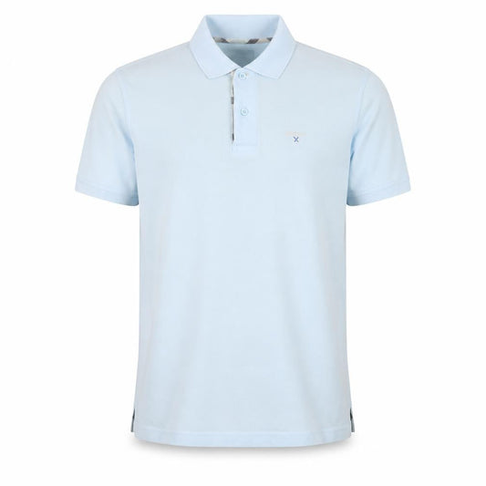 Barbour Men’s Blue Polo Sky Blue Medium