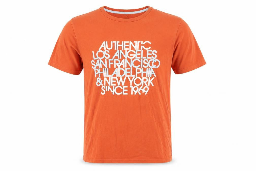 Gap Men's Orange XS Graphic Print T-Shirt