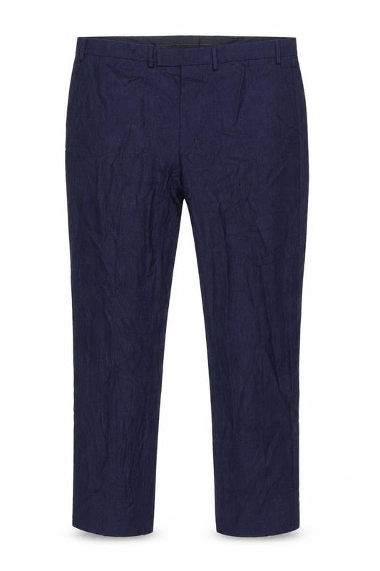 Marks & Spencer Men's Blue Wool Trousers, Size 42 REG