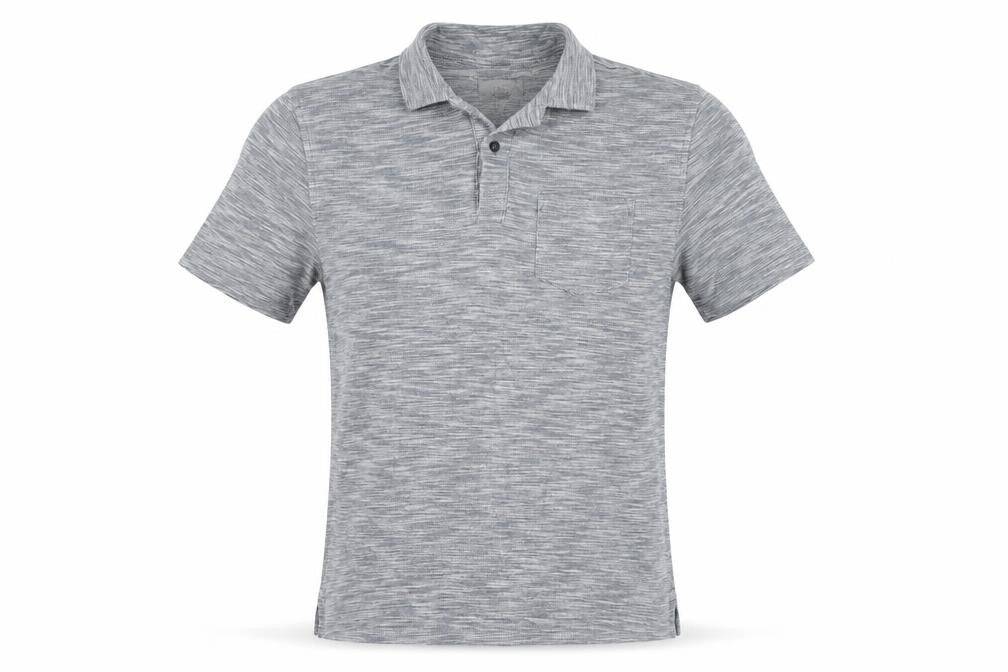 Marks & Spencer Men's Grey Polo Shirt S Tailored