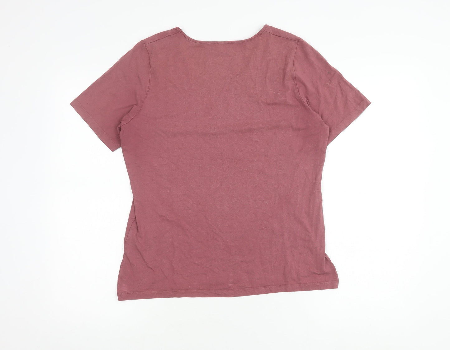 Viyella Women's Purple Medium Basic T-Shirt