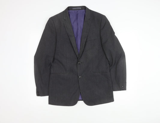 Marks and Spencer Men's Grey Suit Jacket 38R
