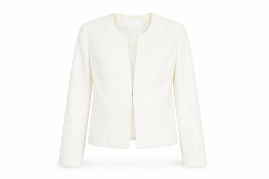 Hugo Boss Women's White Suit Jacket, UK 10, Lined