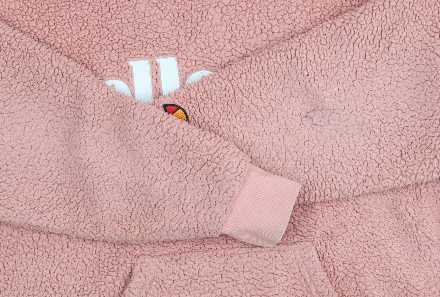 Ellesse Women’s Pink Pullover Hoodie M with Logo
