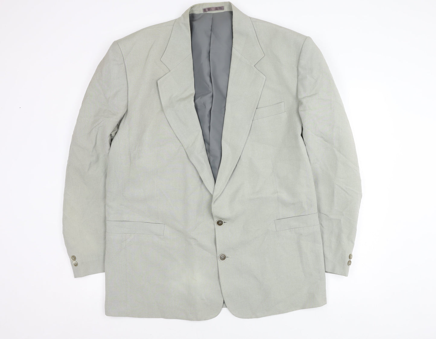 Willson Men's Grey Blazer Size 44 Two-Button Jacket