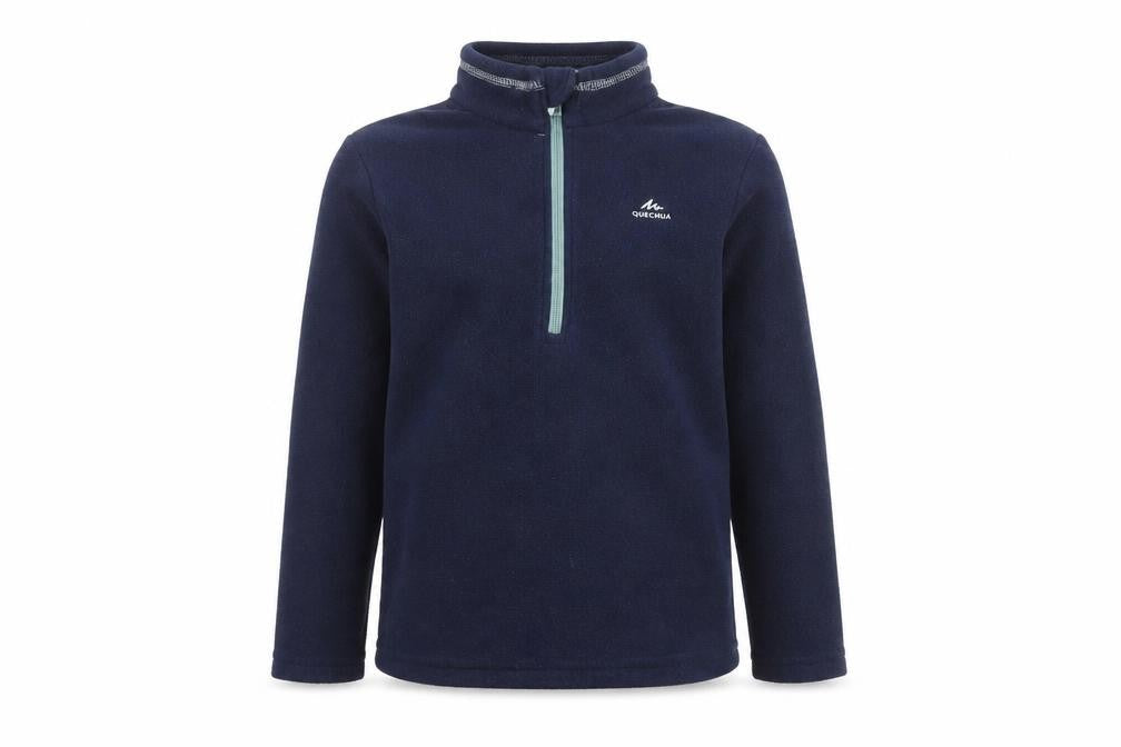 Decathlon Boys Blue Fleece Pullover Sweatshirt 7-8