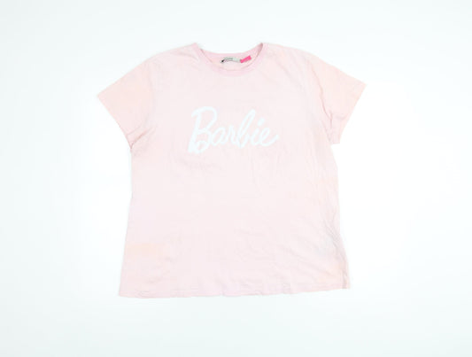 Xside Women Pink L Barbie T-Shirt