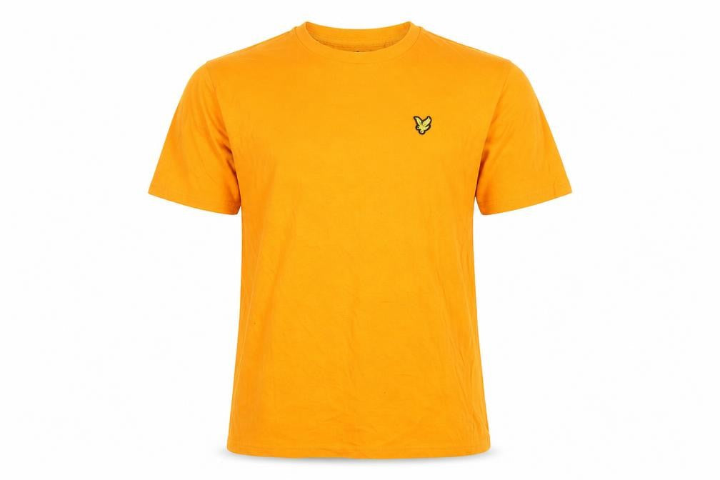 Lyle & Scott Orange Men's Crew Neck T-Shirt M