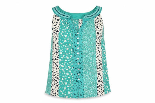 Monsoon Women's Multicoloured Floral Tunic Blouse, S