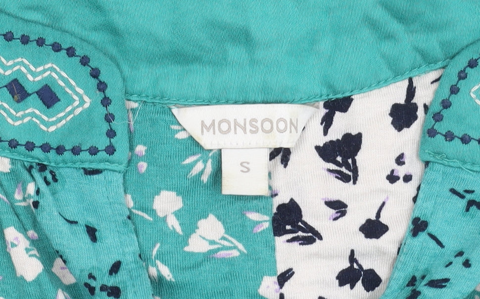 Monsoon Women's Multicoloured Floral Tunic Blouse, S