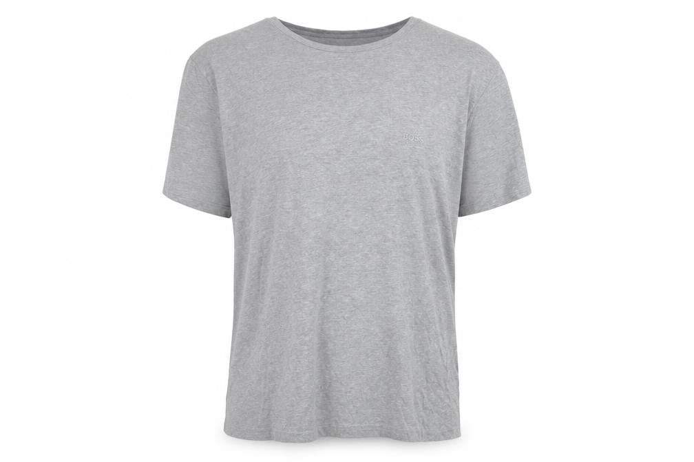 Hugo Boss Men's Grey XL T-Shirt with Logo
