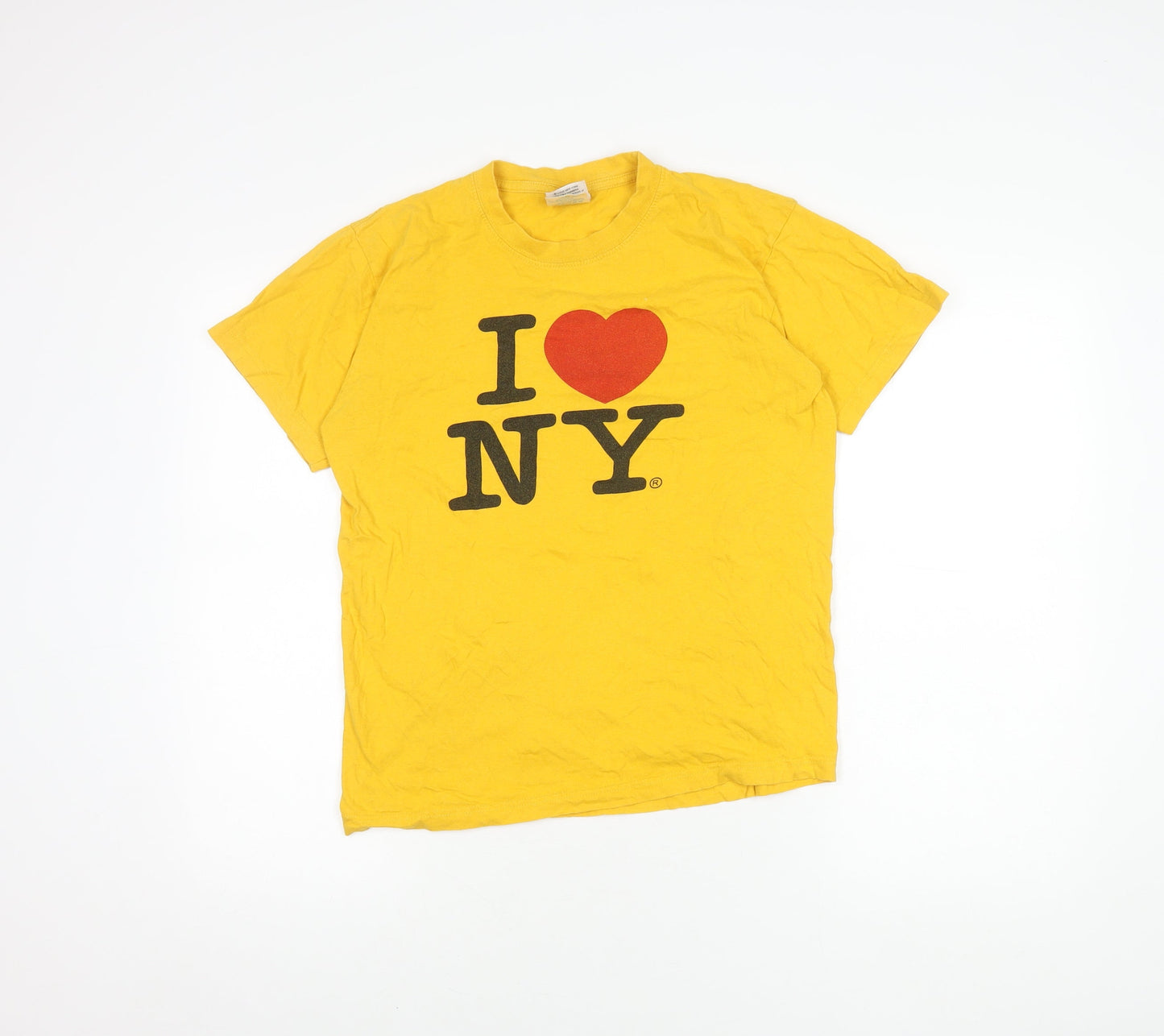 Rafia Tees Yellow Unisex T-Shirt, Medium, Cotton