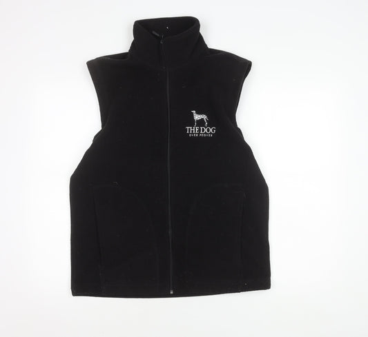 Kariban Men's Black Fleece Waistcoat - Size M