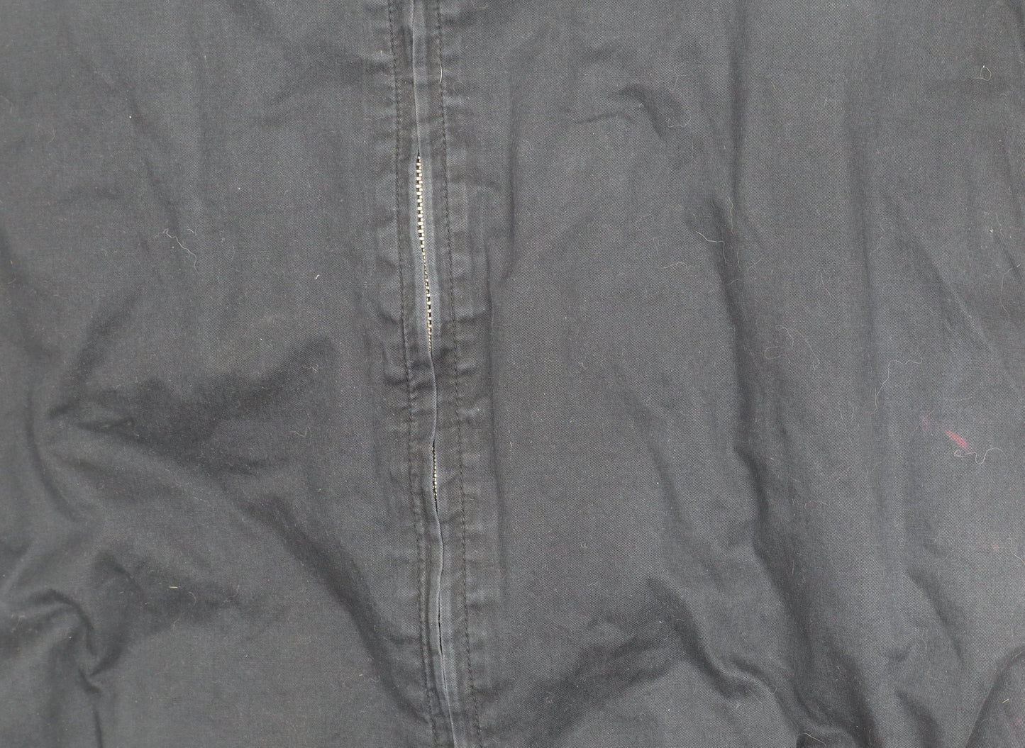 Organic & Cotton Women's Black Organic Hooded Jacket Size 12