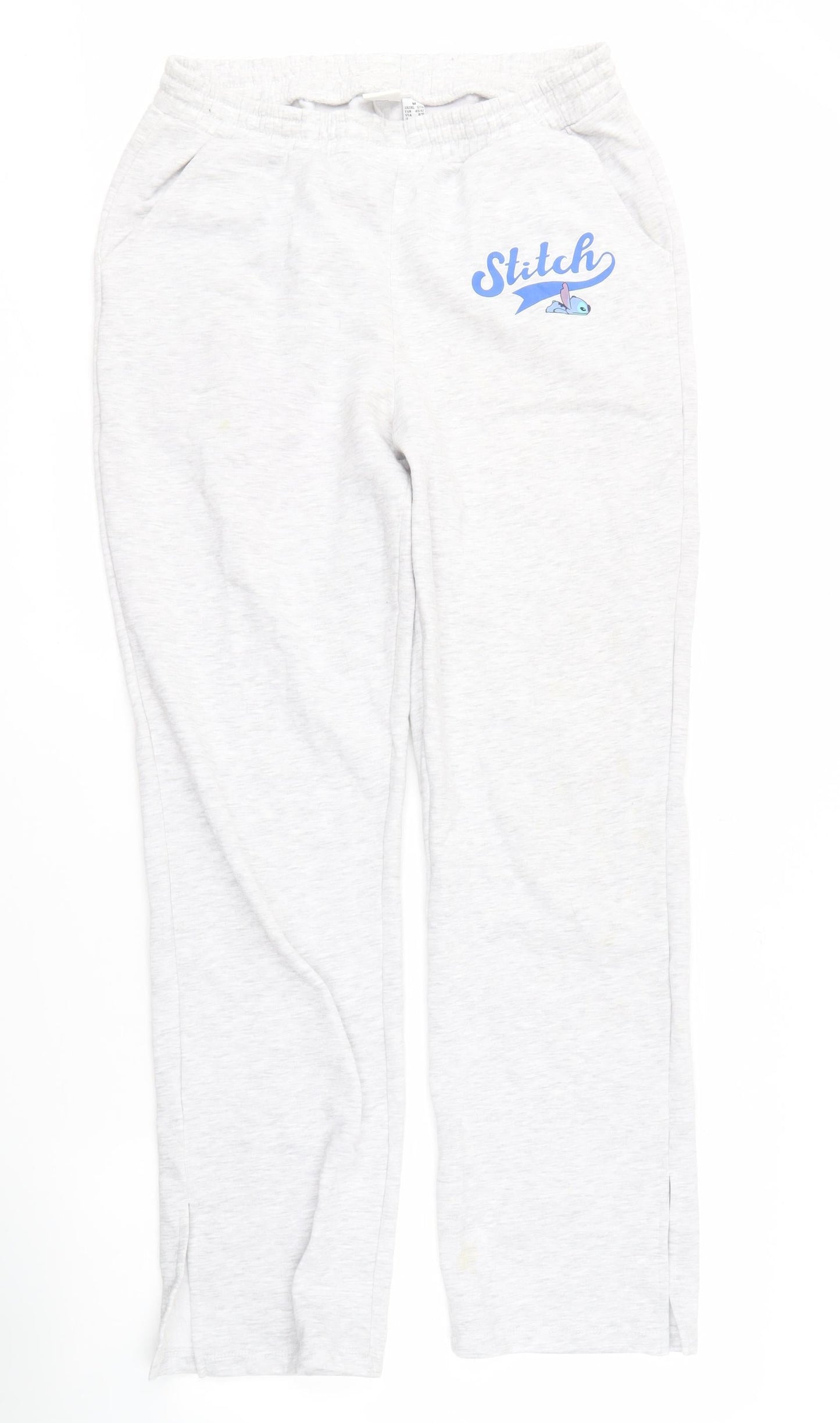 Disney Stitch Grey Women's Jogger Trousers Size M