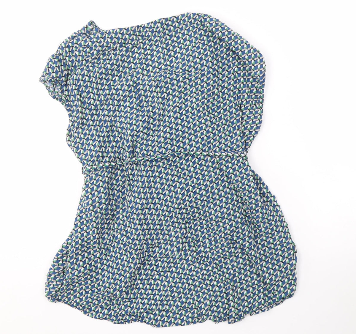 JoJo Maman Bébé Blue Wrap Blouse, Women’s M
