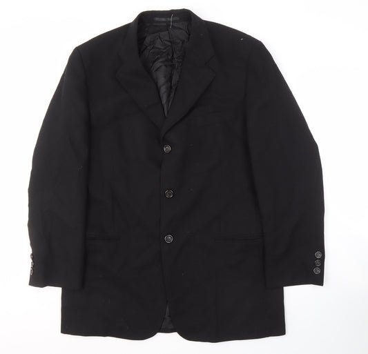 NEXT Men's Black 42R Suit Jacket - Classic Formal Style