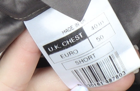 Principles Grey Men's Blazer Size 40S Wool Blend