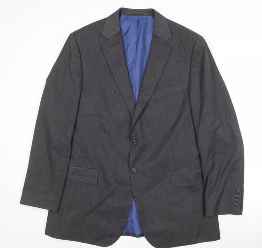 Marks and Spencer Men's Grey Blazer 44 Long