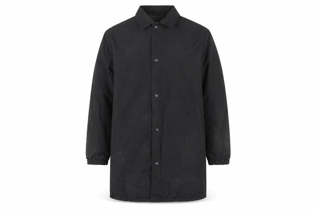 H&M Men's Black Rain Coat Size M - Water Resistant