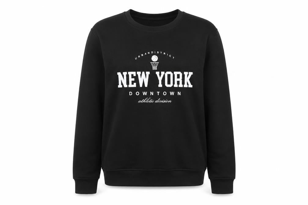 PrettyLittleThing Women’s Black Pullover Sweatshirt Small
