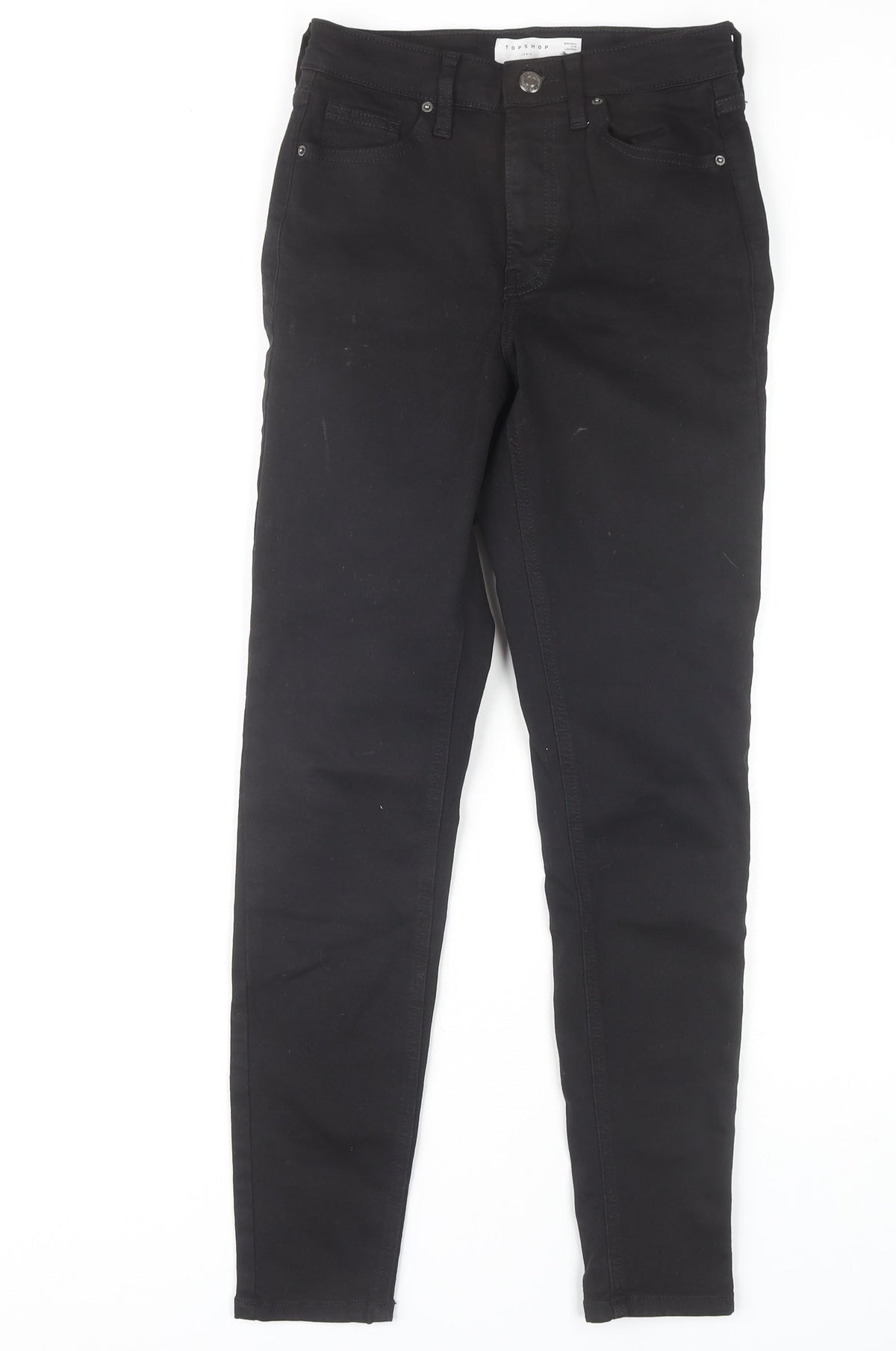 Topshop Women Black Skinny Jeans Size 26 Regular