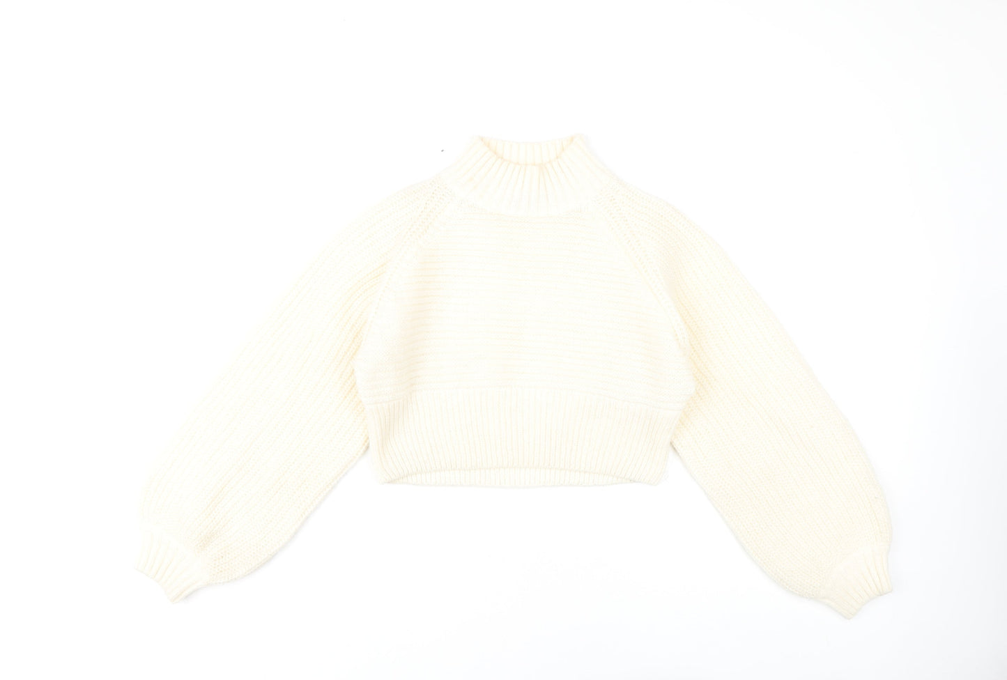Pink Vanilla Women's Ivory Knit Pullover Jumper S