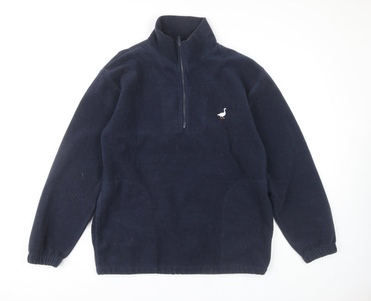 G&G Blue Fleece 1/2 Zip Sweatshirt, Unisex M