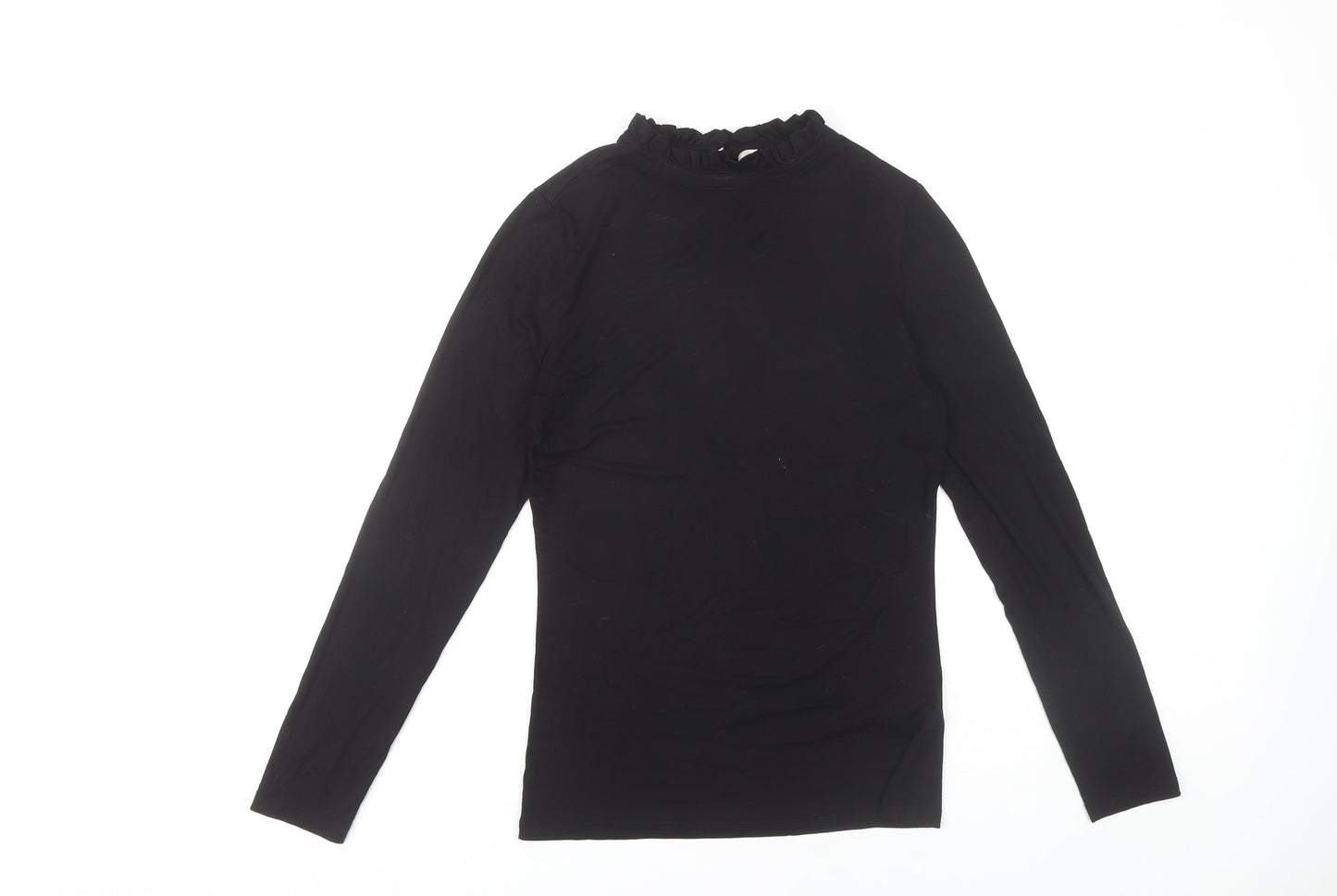 Oasis Women's Black XS Mock Neck Top