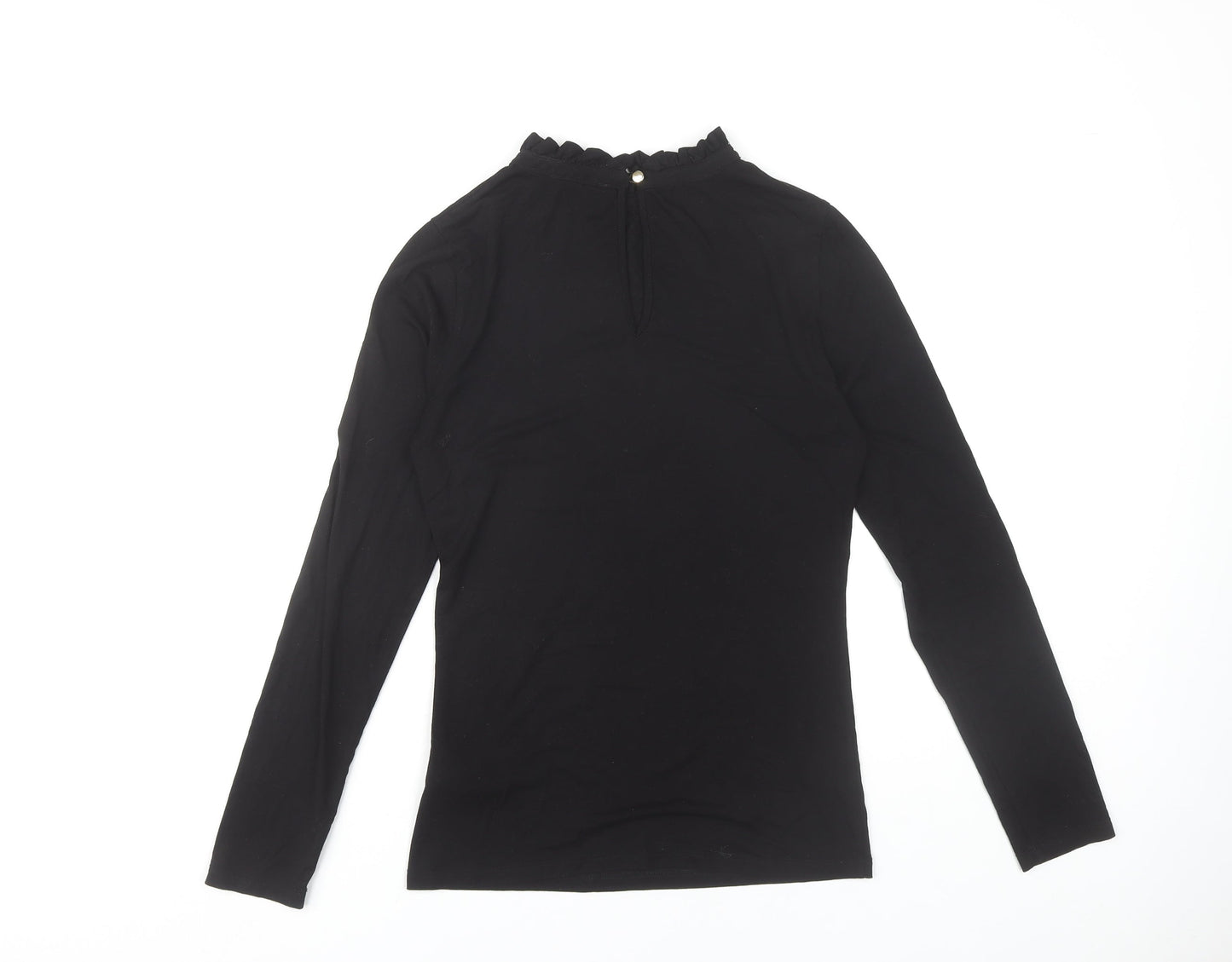 Oasis Women's Black XS Mock Neck Top