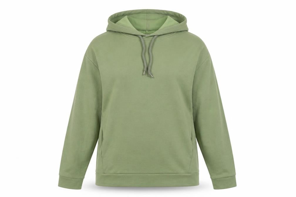 Stradivarius Women's Green L Pullover Hoodie