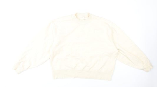 Uniqlo Unisex Ivory Pullover Sweatshirt M Casual