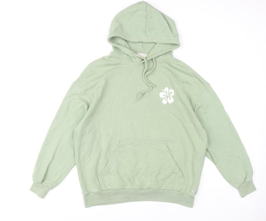Pacific Republic Green Teen Pullover Hoodie XS