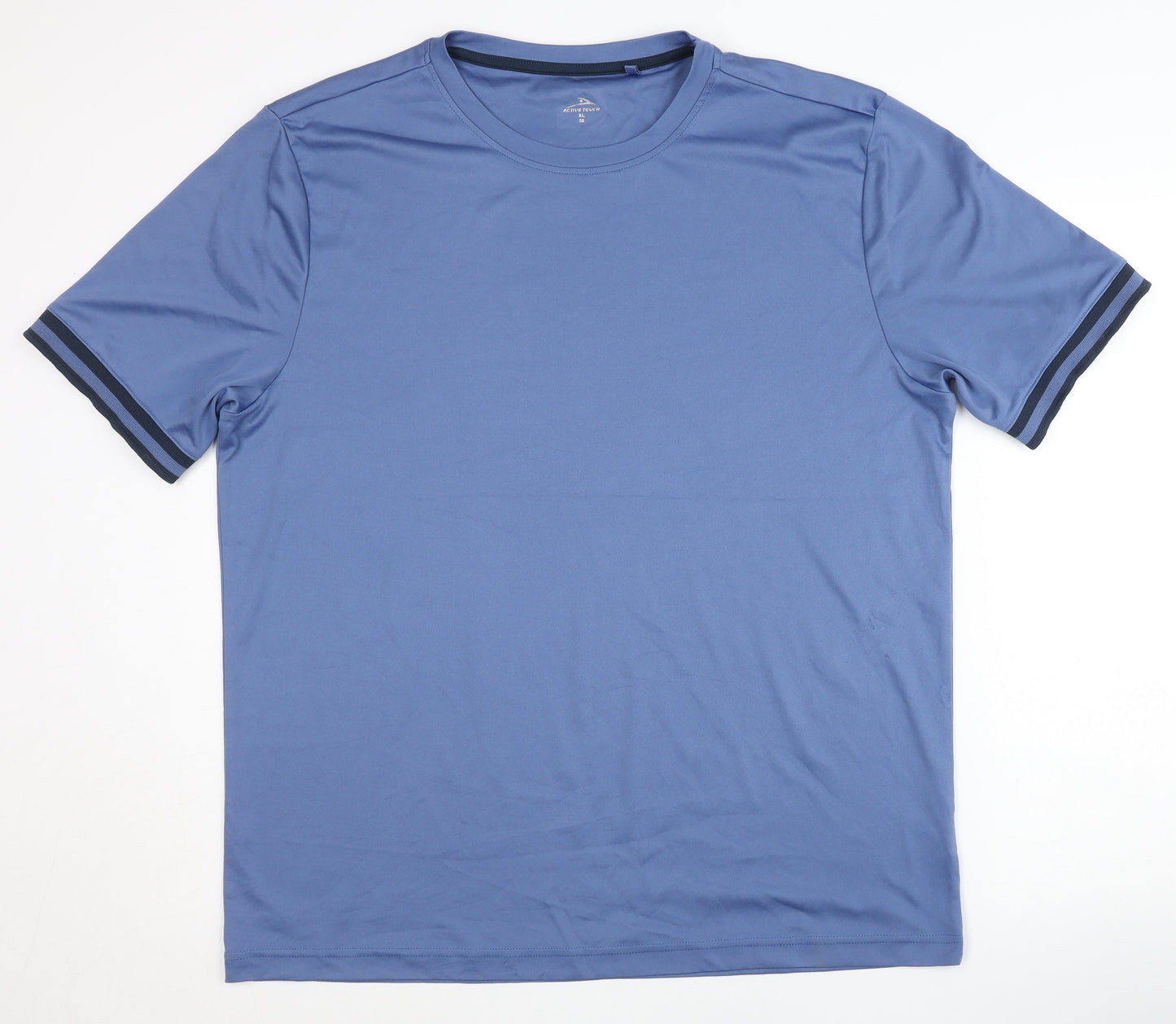 Active Touch Men's Blue XL Basic T-Shirt