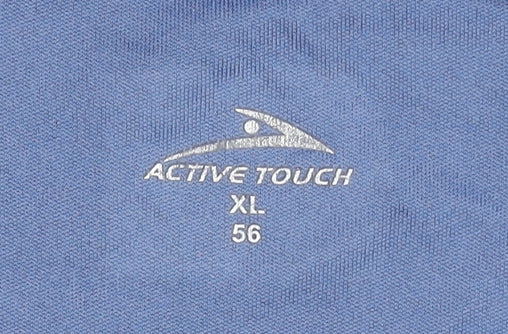 Active Touch Men's Blue XL Basic T-Shirt