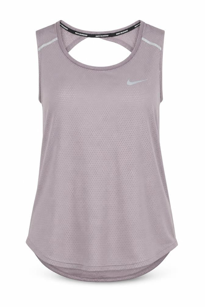 Nike Women's Grey Dri-FIT Tank XS Slim Athletic