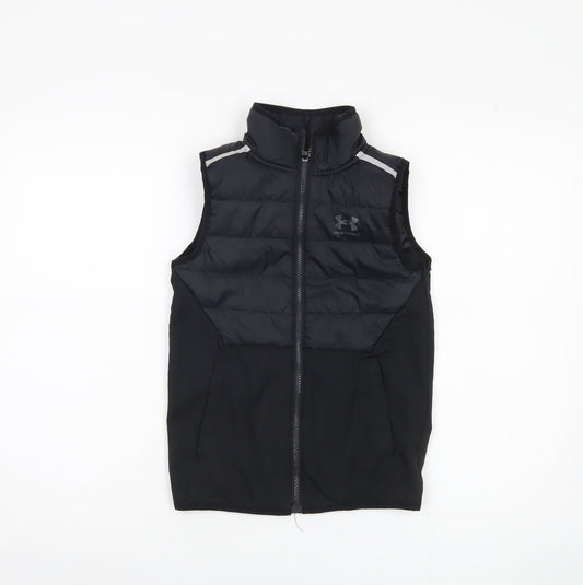 Under Armour Boys Black Sleeveless Bodywarmer 8-9 Years