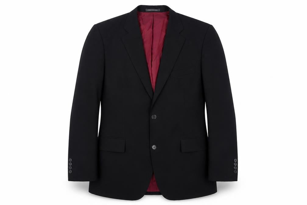 Greenwoods Elite Men's Black Blazer 42R Single-Breasted
