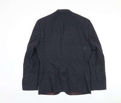 Back view of Next Men's Blue Regular Fit Jacket 40