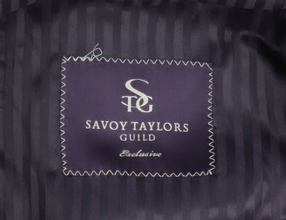 Brand and care label for Savoy Taylors Guild Men's Grey Blazer 42 Short Classic