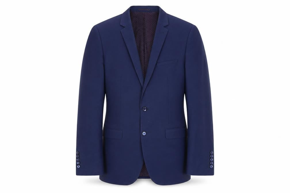 Harry Brown Men's Blue Slim Fit Blazer, 42L