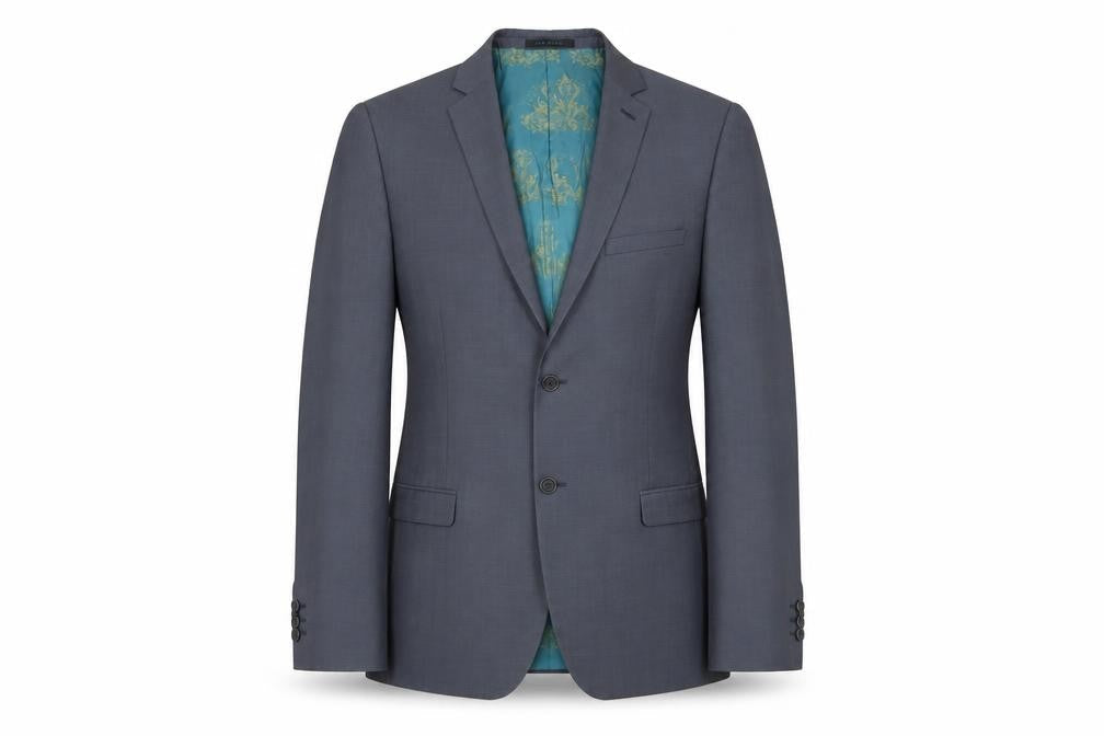 Ted Baker Men's Blue Long Blazer Jacket 40L