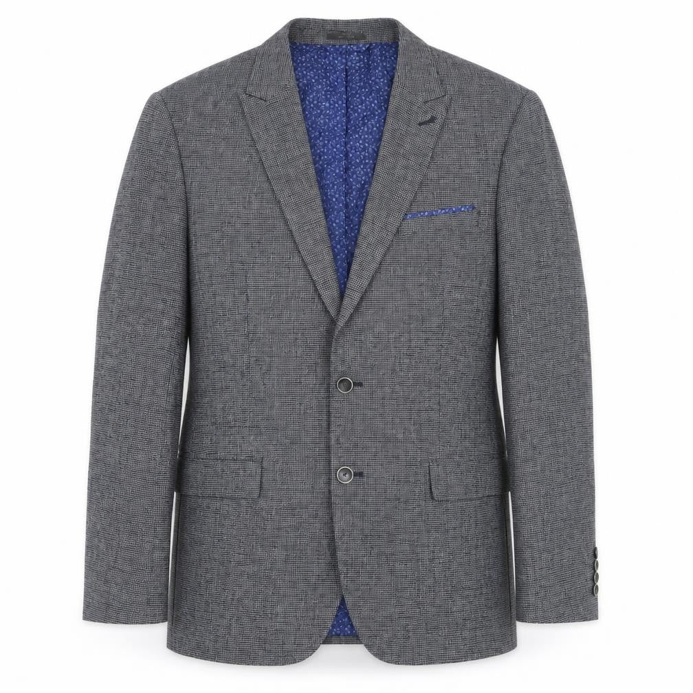 Marks & Spencer Men's Navy Check Blazer XL